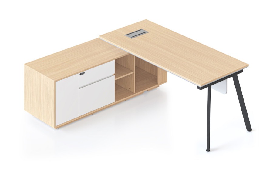 Casa Executive Desk & LH Cabinet 