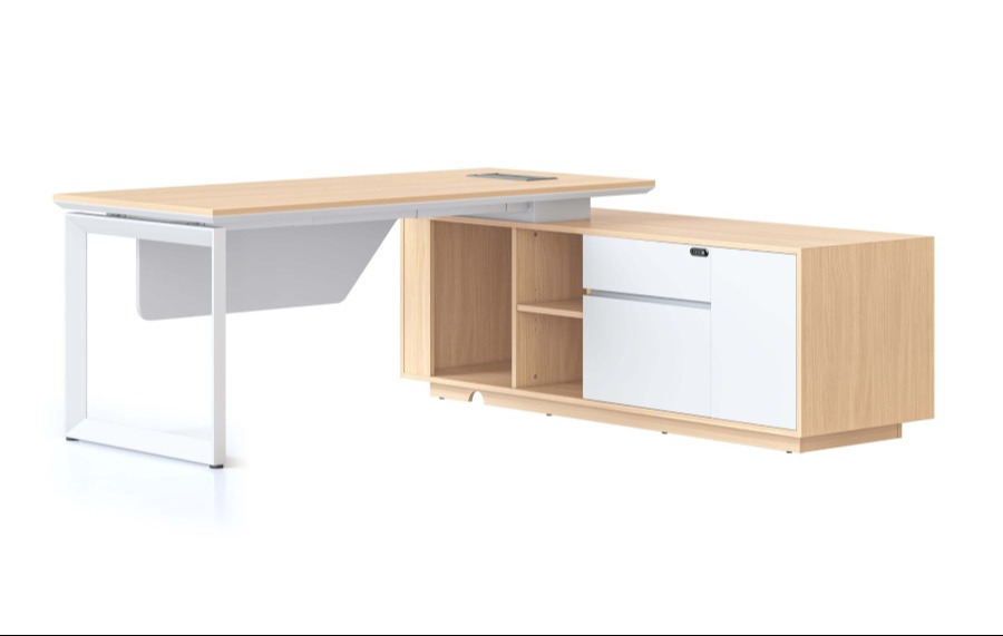 Casa Executive Desk & RH Cabinet