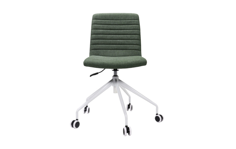 Olive Fabric with White Base