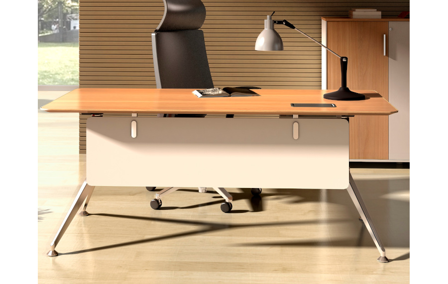 Potenza Virginia Walnut Executive Desk 16