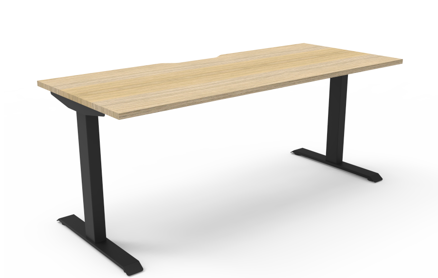 Natural Oak Top with Black Frame