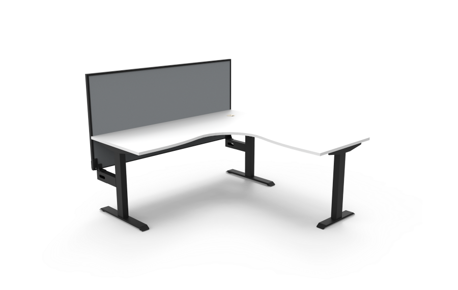 Boost Static 1800 x 1500 Desk with Screen