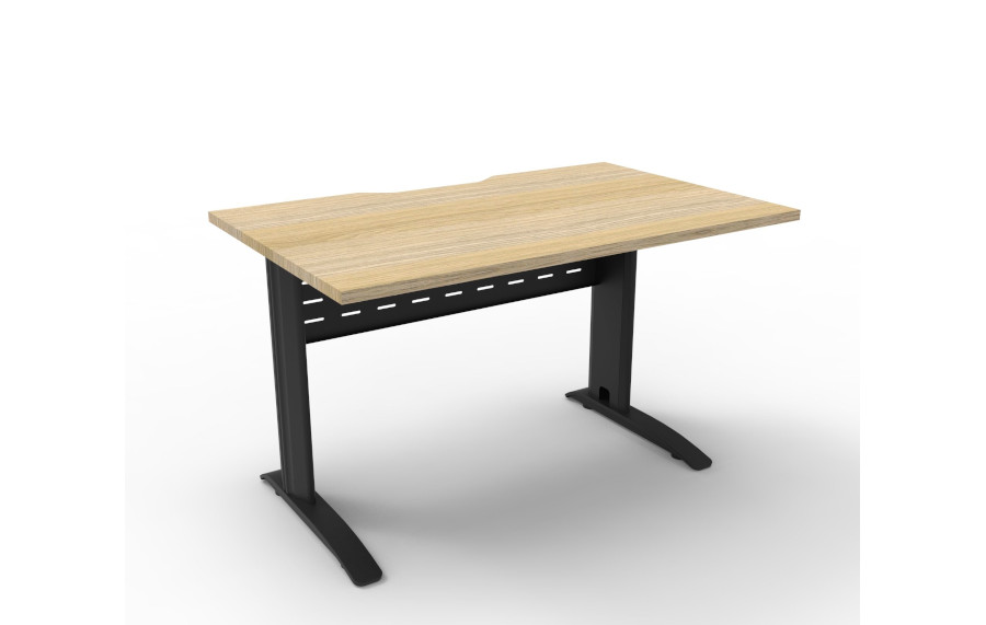 Natural Oak Top with Balck Frame