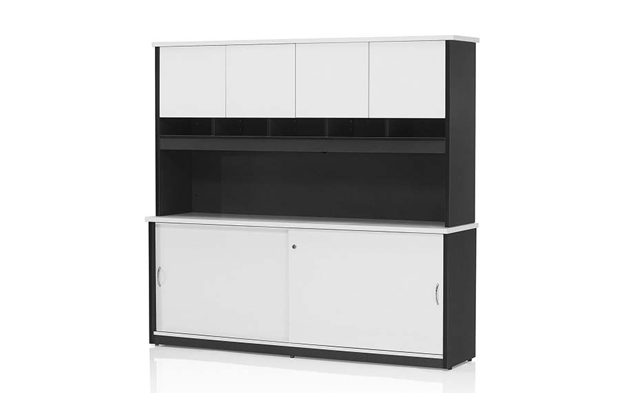 Hunter Hutch Unit w Doors 1800 (Excl Credenza)