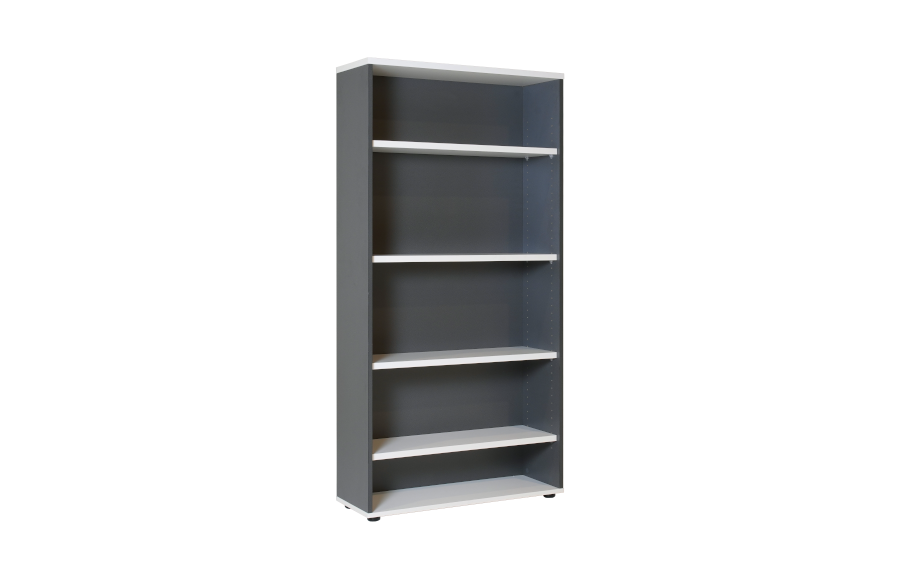 Rapid White & Ironstone 1800 Book Case