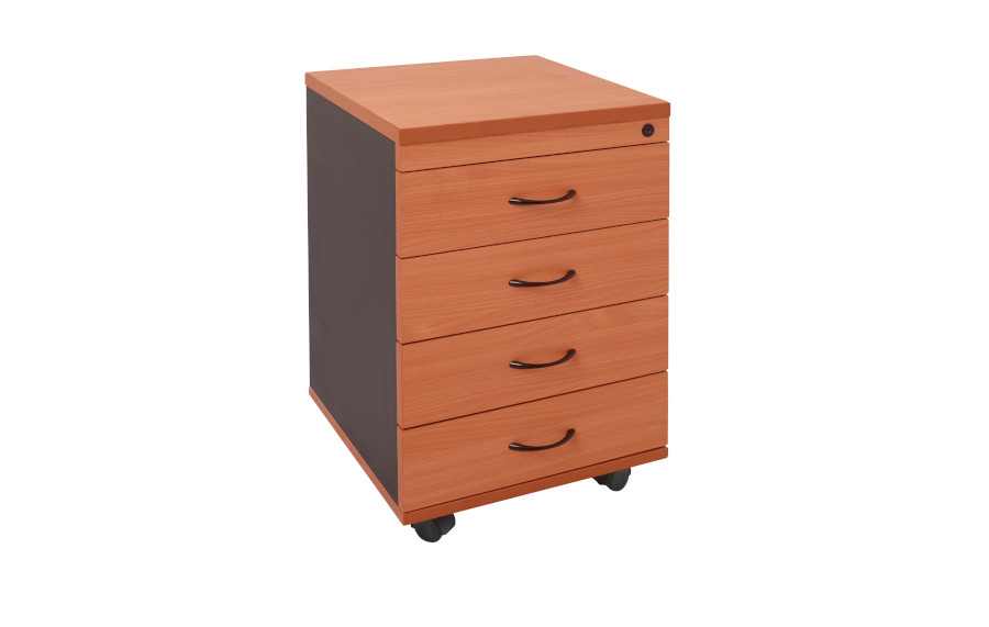 Rapid 4 Drawer Mobile Pedestal