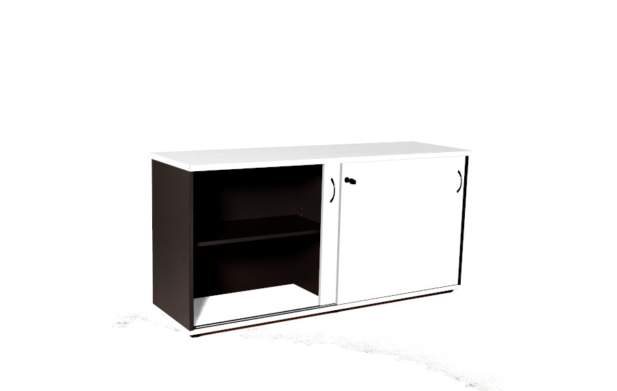 Rapid White & Ironstone 1200 Credenza 
