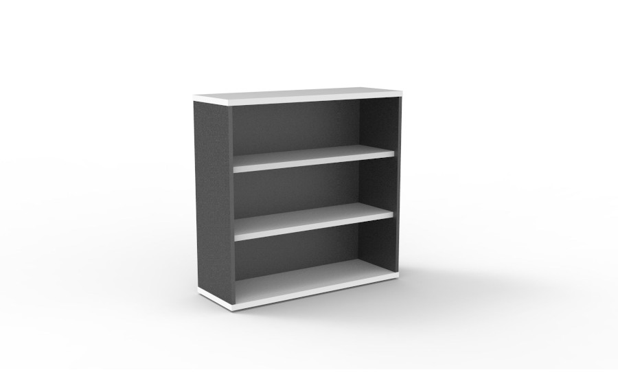 Rapid White & Ironstone 900 Book Case