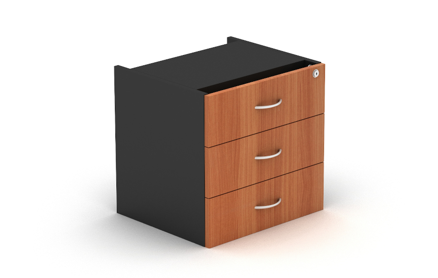 Grand 3 Drawer Fixed Pedestal