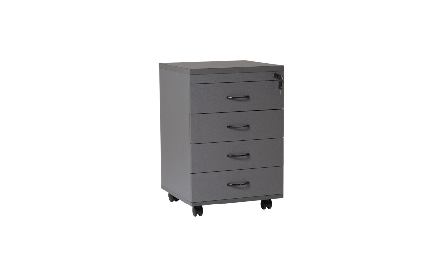 Rapid Ironstone 4 Drawer Mobile Pedestal 