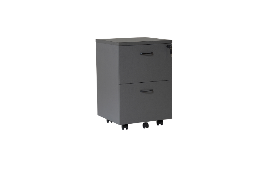 Rapid Ironstone 2 File Drawers Mobile Pedestal