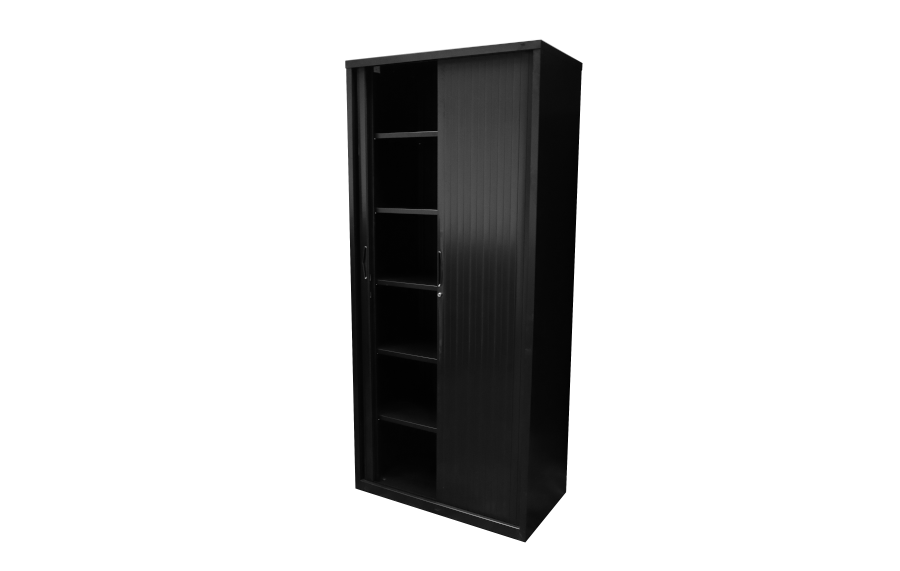 Go Tambour Cupboard 199 + 5 Black