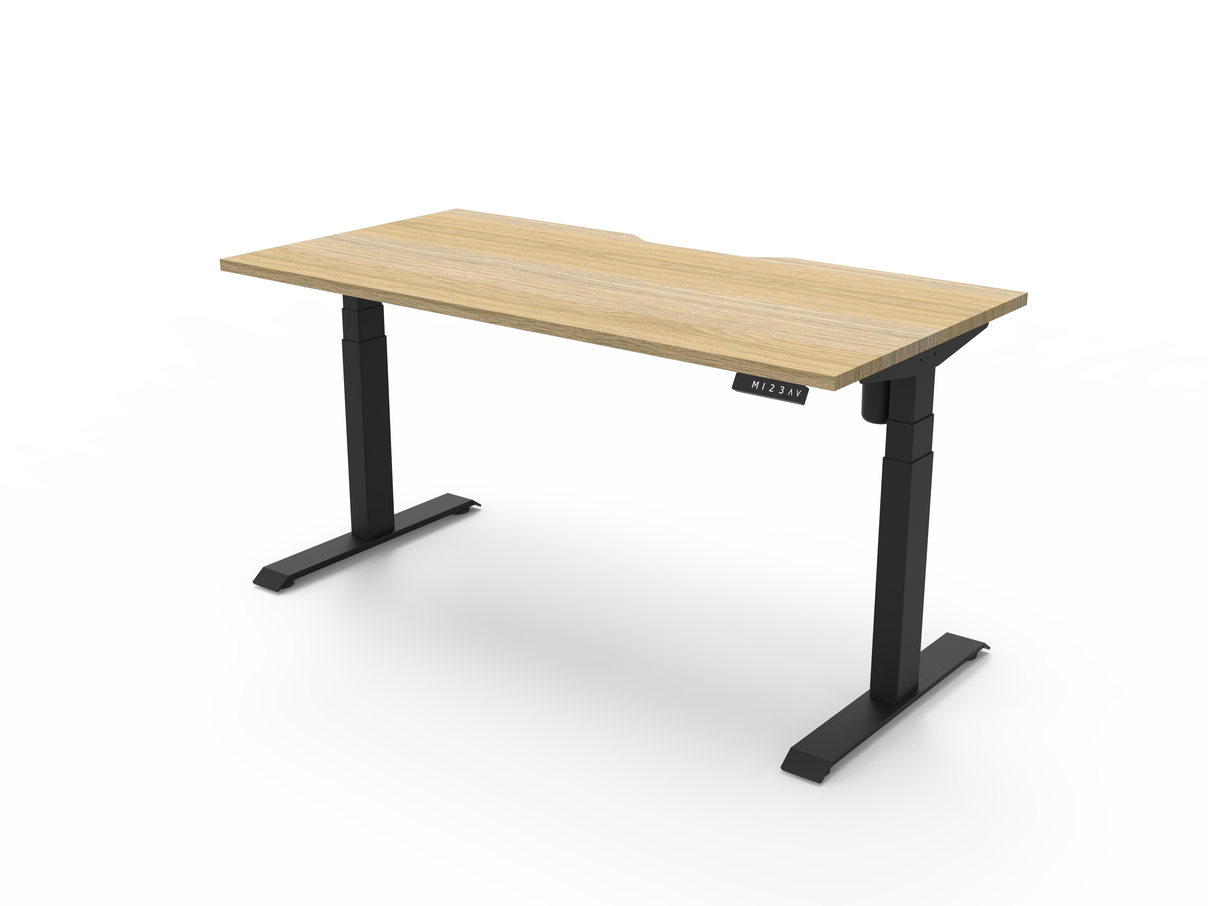 Natural Oak top with Black frame