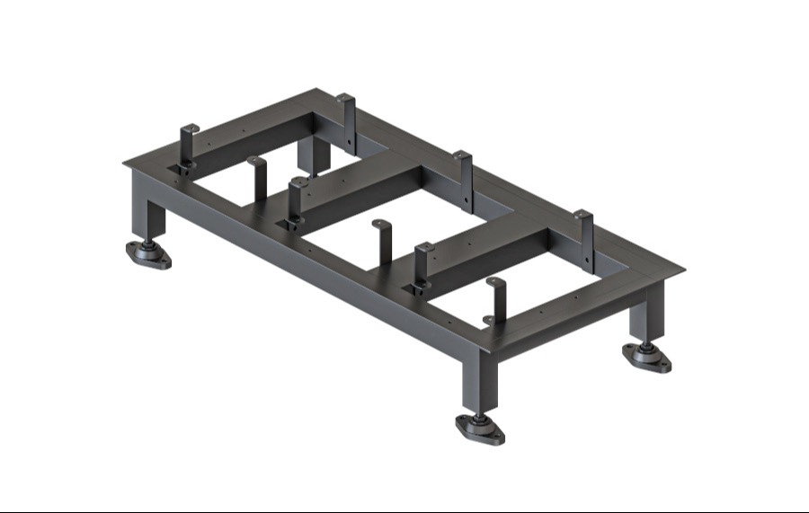 Locker Stand  GLST915 bank of 3